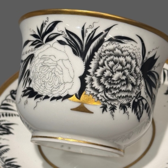 ​Чайная пара "Роза и гвоздика", Россия, ГФЗ, 1920 г.