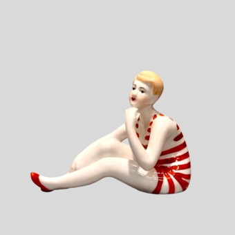Скульптура "Девушка в купальнике", Франция, 1920-е гг.​