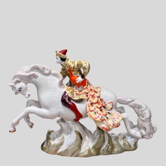 Скульптурная композиция "Иван-царевич с жар-птицей на коне", СССР, ЛЗФИ, 1956-1967 гг., Киселев А.А.