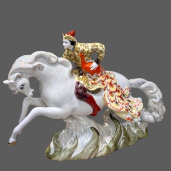 Скульптурная композиция "Иван-царевич с жар-птицей на коне", СССР, ЛЗФИ, 1956-1967 гг., Киселев А.А.