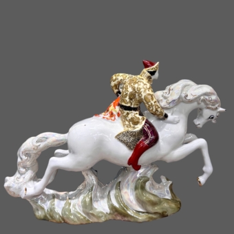 Скульптурная композиция "Иван-царевич с жар-птицей на коне", СССР, ЛЗФИ, 1956-1967 гг., Киселев А.А.