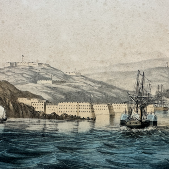​Литография «Севастополь», Франция, 1860-е гг.