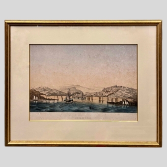 ​Литография «Севастополь», Франция, 1860-е гг.