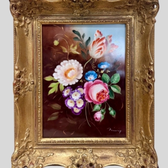 ​Фарфоровой пласт «букет цветов», Германия, мануфактура "Heinrich", XX век