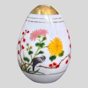 ​Пасхальное яйцо «Цветы и птицы», Россия, ИСЗ, XIX век