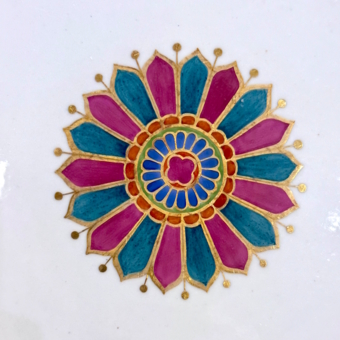 ​Блюдо из готического сервиза, Россия, ИФЗ, 1825-1855 гг.