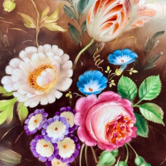 ​Фарфоровой пласт «букет цветов», Германия, мануфактура "Heinrich", XX век