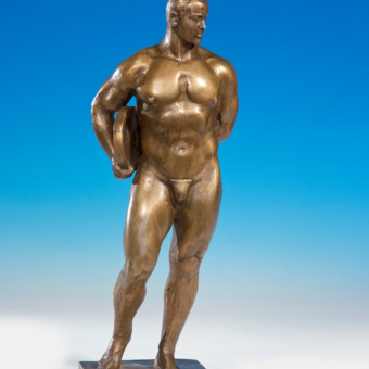 Скульптура "Юрий Власов", СССР, завод "Монументскульптура", 1962 г., Манизер М.Г.