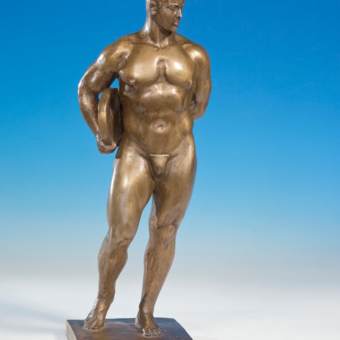 Скульптура "Юрий Власов", СССР, завод "Монументскульптура", 1962 г., Манизер М.Г.