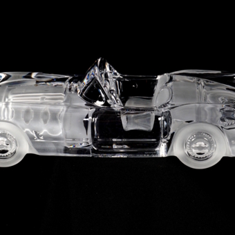 ​Модель автомобиля "53 Corvette Convertible", Франция, фирма "Daum", 1987 г., К. Фроссарт