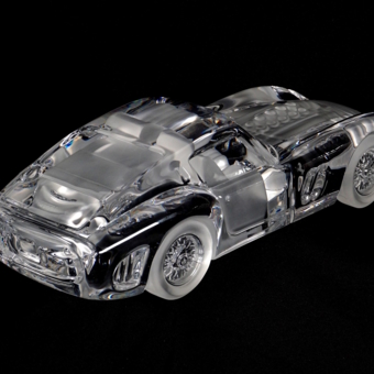 ​Модель автомобиля "Ferrari 250 GTO", Франция, фирма "Daum", 1989 г., К. Фроссарт