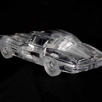 Модель автомобиля "The Corvette Stingray", Франция, фирма "Daum", 1987 г., К. Фроссарт