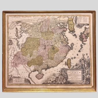 ​Карта Китайской Империи, Германия, 1760-е гг.