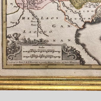 ​Карта Китайской Империи, Германия, 1760-е гг.