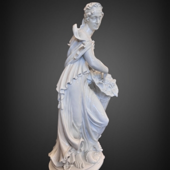 ​Скульптура «Флора», Германия, старейшая Фолькштедтская мануфактура, 1940-е гг., Г. Оппель 