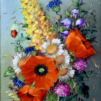 Пласт «Цветочный букет», Германия, сер. XX века