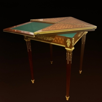 ​Стол-конверт игральный, Франция, 1870-1900-е гг., Ф. Линке