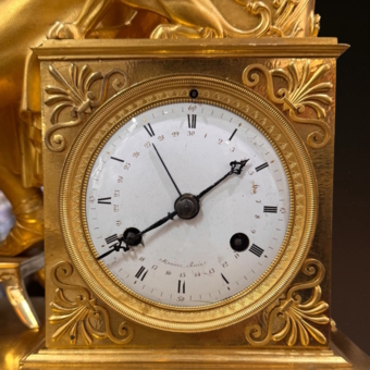 ​Каминные часы "Орфей и Эверидика", Франция, 1800-1810-е гг.