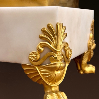 ​Каминные часы "Орфей и Эверидика", Франция, 1800-1810-е гг.