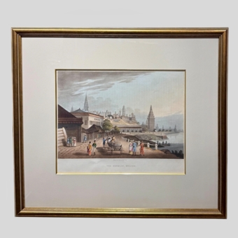 ​Гравюра «Кремль, Москва», Англия, 1815 г.