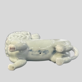 ​Скульптура «Лев», СССР, Дулёвский фарфоровый завод, 1950-е гг., Сотников А.Г.