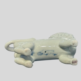 ​Скульптура «Лев», СССР, Дулёвский фарфоровый завод, 1950-е гг., Сотников А.Г.