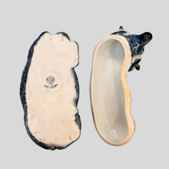 ​Масленка "Барашек", Россия, фабрика "М.С. Кузнецова", XX век