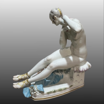 Скульптура "Сидящая Диана", мануфактура "Мейсен", 1924-1934, Шойрих П.П.