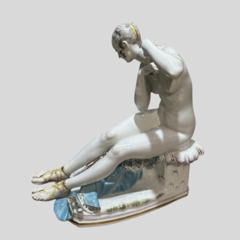 Скульптура "Сидящая Диана", мануфактура "Мейсен", 1924-1934, Шойрих П.П.