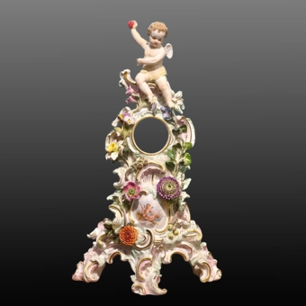 ​Подчасник с амуром, Германия, мануфактура "Мейсен", XIX век