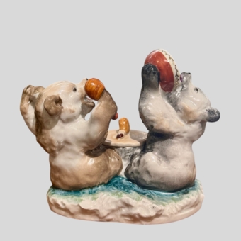 ​Чeрнильница «Mедвежaтa cлaдкoeжки», СССР, ЛФЗ, 1950-1960-е гг.