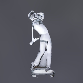 ​Скульптура "Гольфист", Франция, фирма "Баккара", XX век