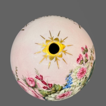 ​Большое пасхальное яйцо с букетом цветов, Россия, ИФЗ, XIX век