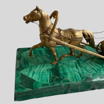 Скульптурная композиция «Ямщик в санях», Россия, XIX век