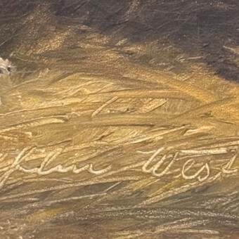 В. Вестероп, "Лошадь с собакой", XIX-XX век
