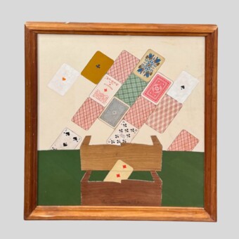 Немухин В.Н., "Карточный дождь", ​1997 год