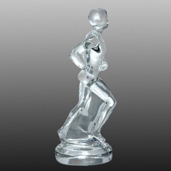 ​Скульптура "Бегун", Франция, фирма "Баккара", XIX век