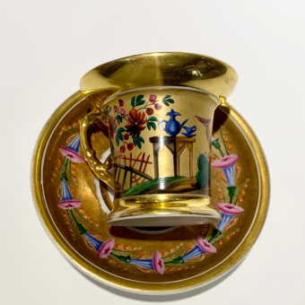 Чайная пара, Россия, завод "Батенина", 1830-е гг.