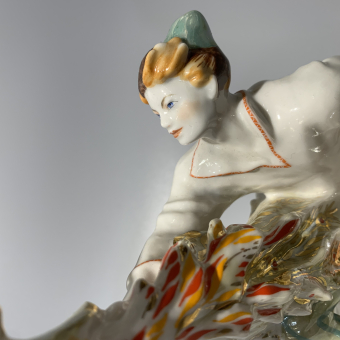 Скульптура "Иванушка и Жар-птица", СССР, ЛФЗ, 1957-1960 гг, Якимова Г.П.