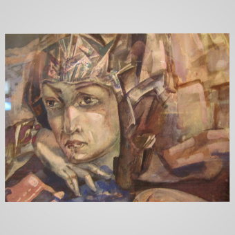 Захаров И.И., "Голова рыцаря", 1914 г.