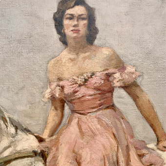 Рубинштейн Д.И., "Наездница", 1953 г.