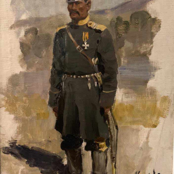 Владимиров И.А., "Казак бурят", 1904-1905 гг.