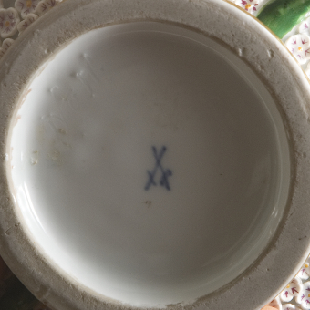 Ваза «Шнейбаль с птицей», Германия, мануфактура "Мейсен", XIX век