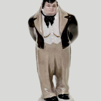 Комплект из 9 статуэток гоголевских персонажей, СССР, ЛФЗ, 1950-е гг.